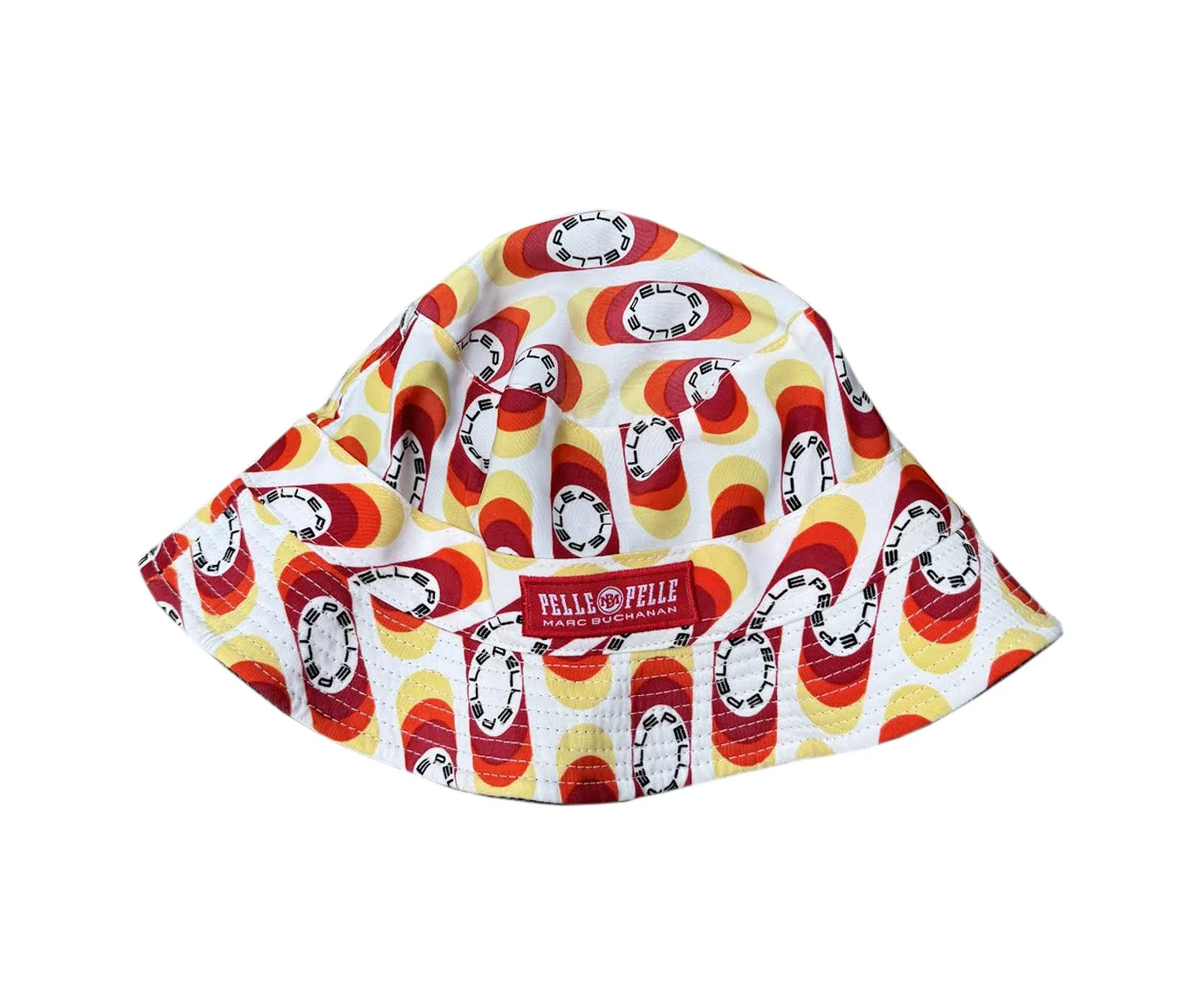 Pelle Pelle キャップ Vintage Pelle Pelle White Reversible Bucket Hat NWT — RootsBK